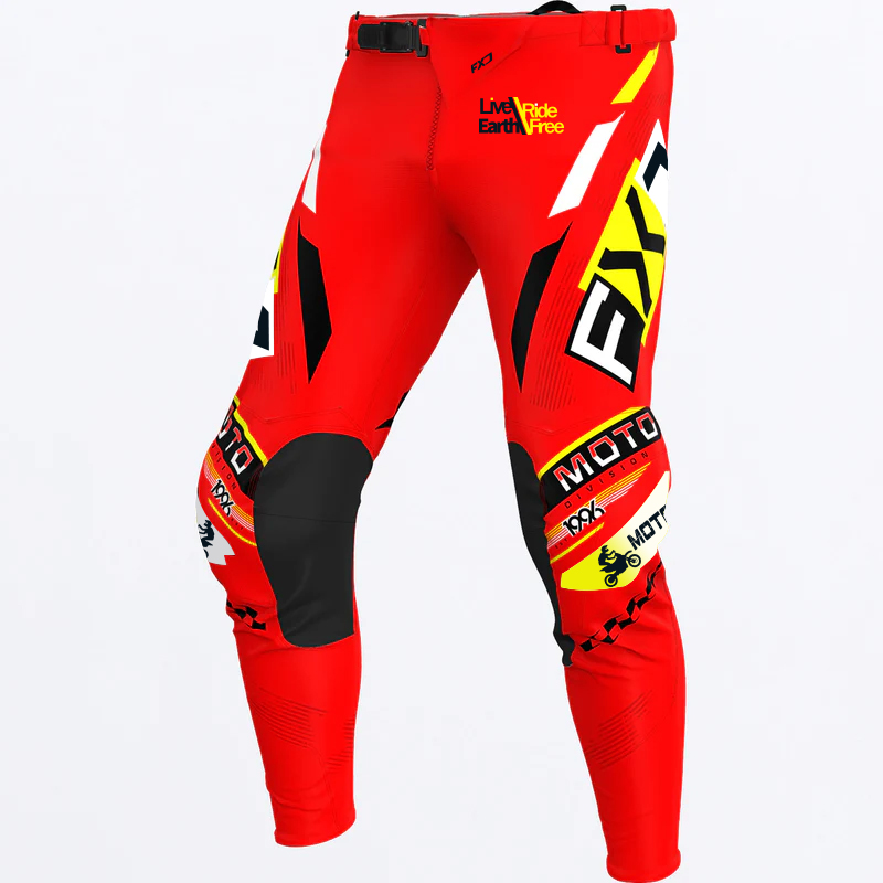 motocross pants  red Children  - Motorcycle Gear Bundle ulasan dan harga