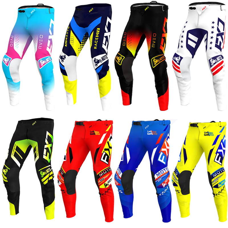 motocross pants  red Children  - Motorcycle Gear Bundle ulasan dan harga