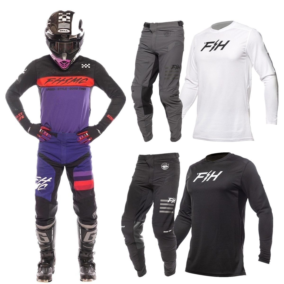 2026 FH Motocross Gear Set Top - Motorcycle Gear Bundle ulasan dan harga