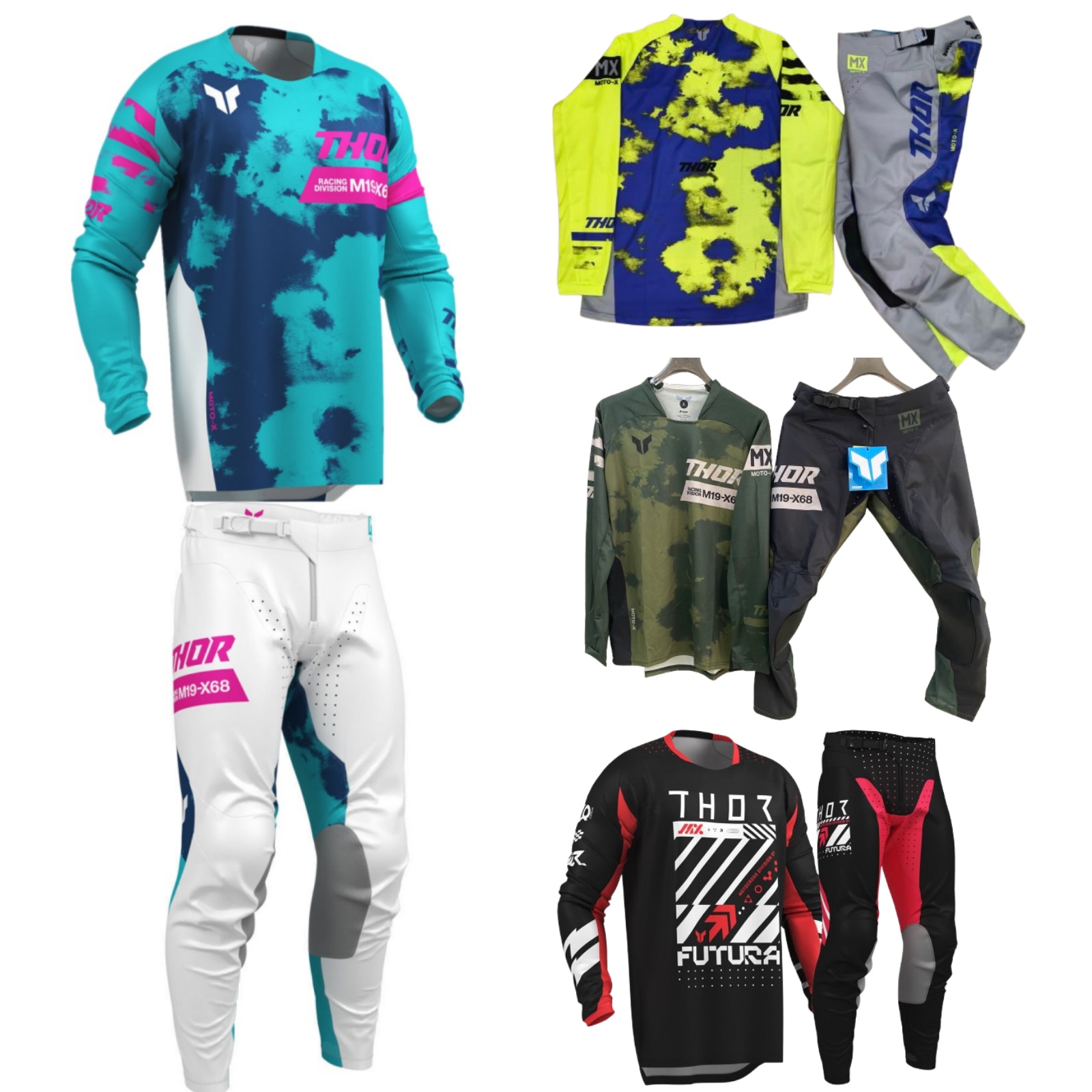 Motocross Gear Set Top Off Roa - Motorcycle Gear Bundle ulasan dan harga