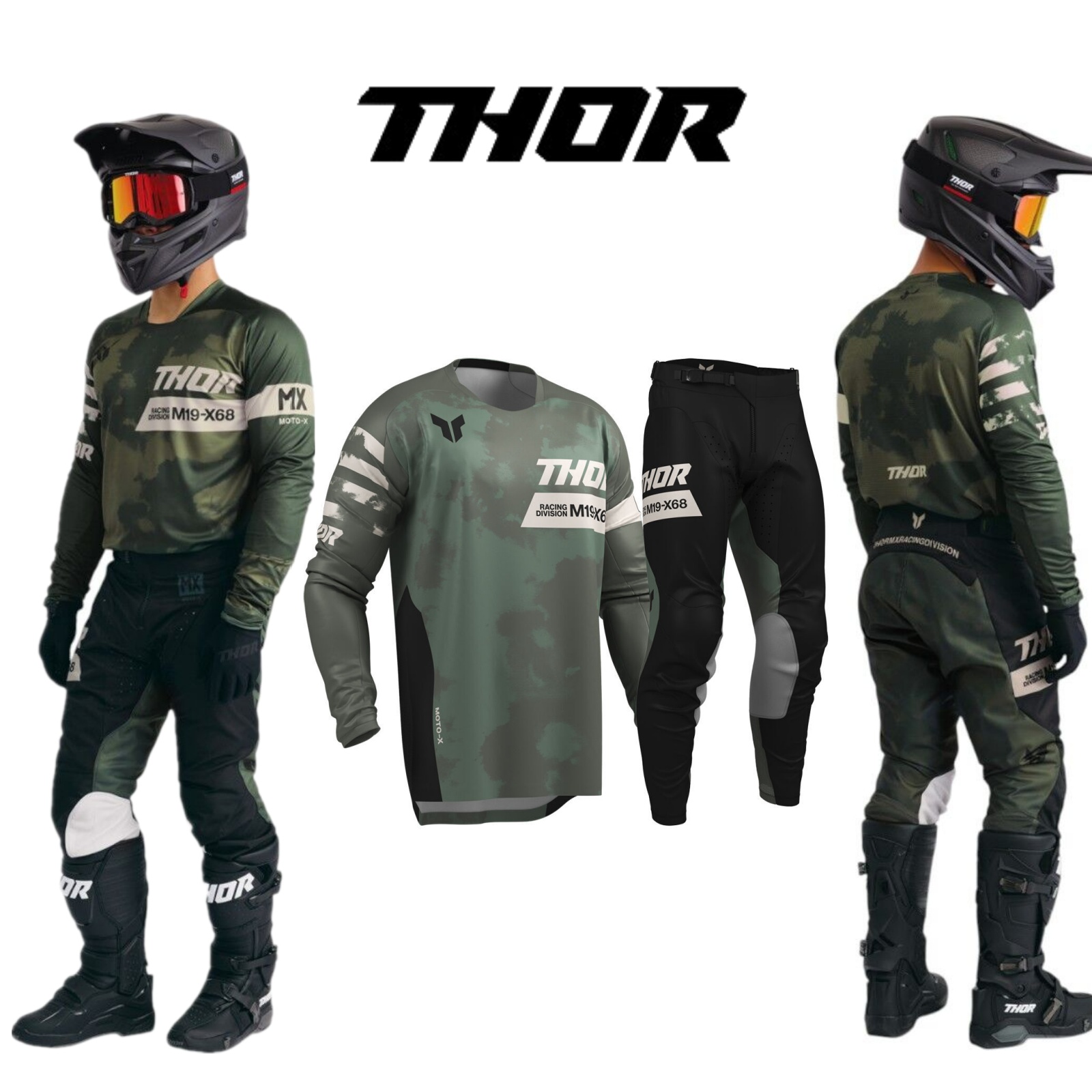 Motocross Gear Set Top Off Roa - Motorcycle Gear Bundle ulasan dan harga