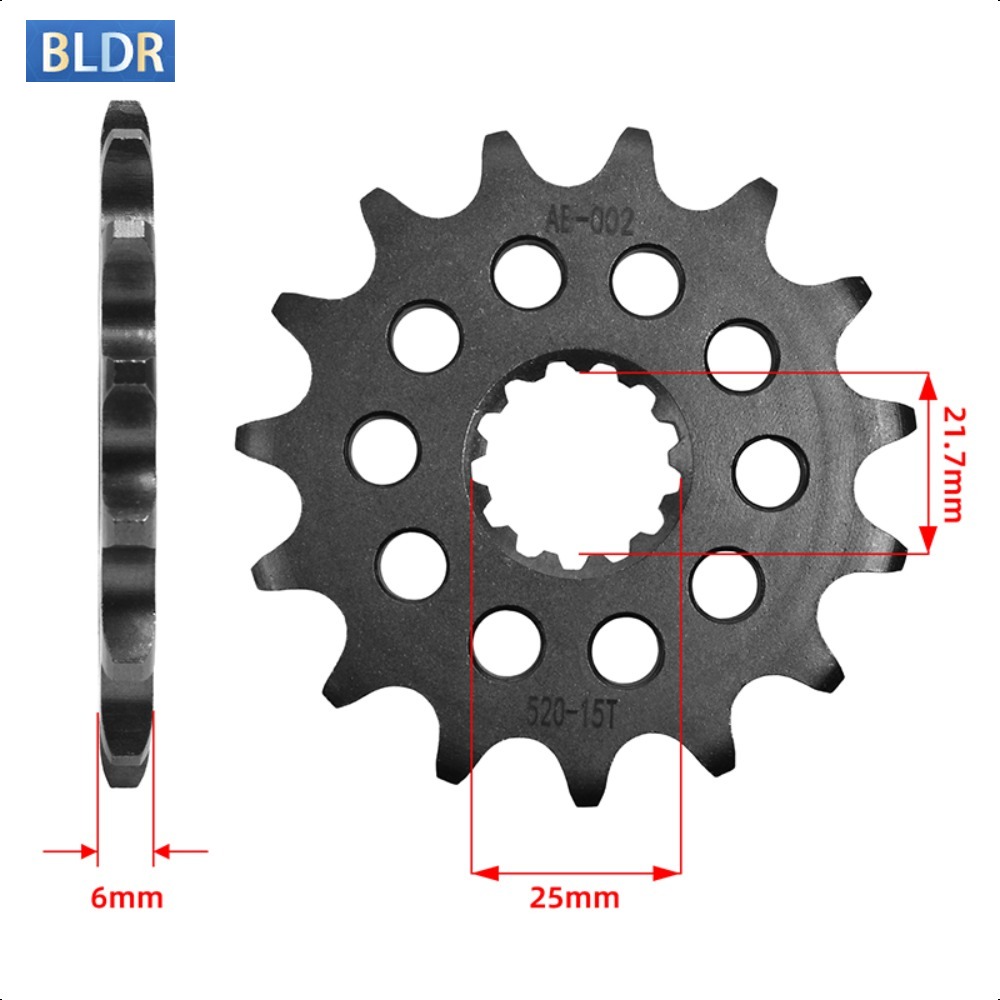 520-15T 48T Motorcycle Accesso - Motorcycle Gear Bundle ulasan dan harga