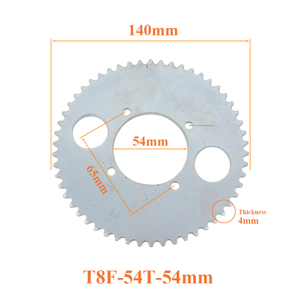 T8F 54T Chain Plate 54mm 54 To - Motorcycle Gear Bundle ulasan dan harga