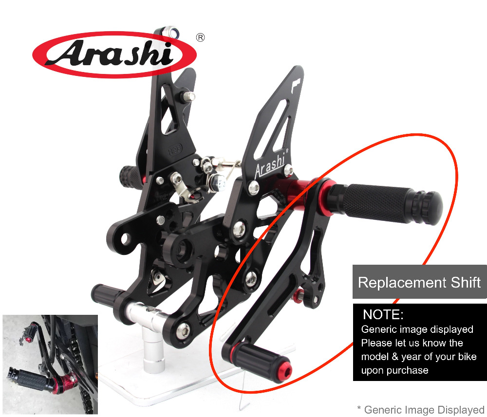 Arashi Adjustable Rearsets Rep - Motorcycle Gear Brands ulasan dan harga