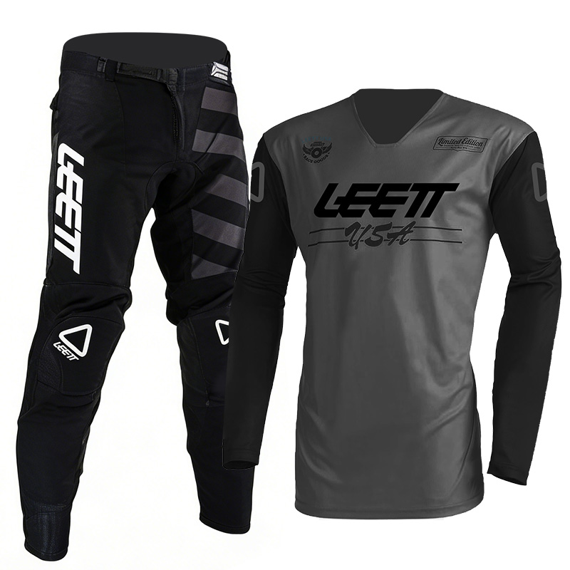 Motocross Gear Set Grey Name N - Motorcycle Gear Bundle ulasan dan harga