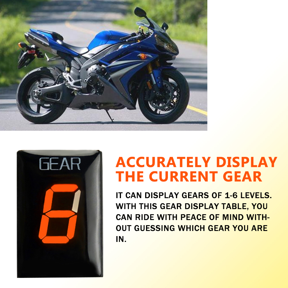 For YAMAHA YZF-R1 YZFR1 YZF-R6 - Gear Indicator Display ulasan dan harga