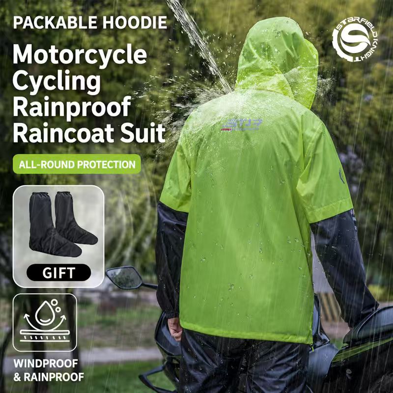 SFK Motorcycle Riding Raincoat - Motorcycle Gear Logo ulasan dan harga