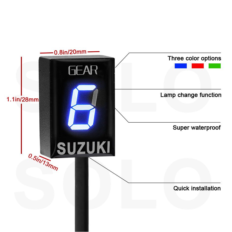 For SUZUKI DL650 V-Strom DL 65 - Gear Indicator Display ulasan dan harga